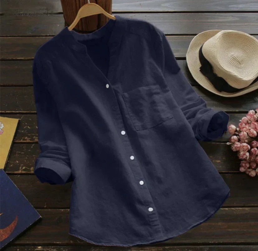 Amy Blusa Mujer Elegante – Blusa Suave Transpirable, Ajuste Cómodo Casual