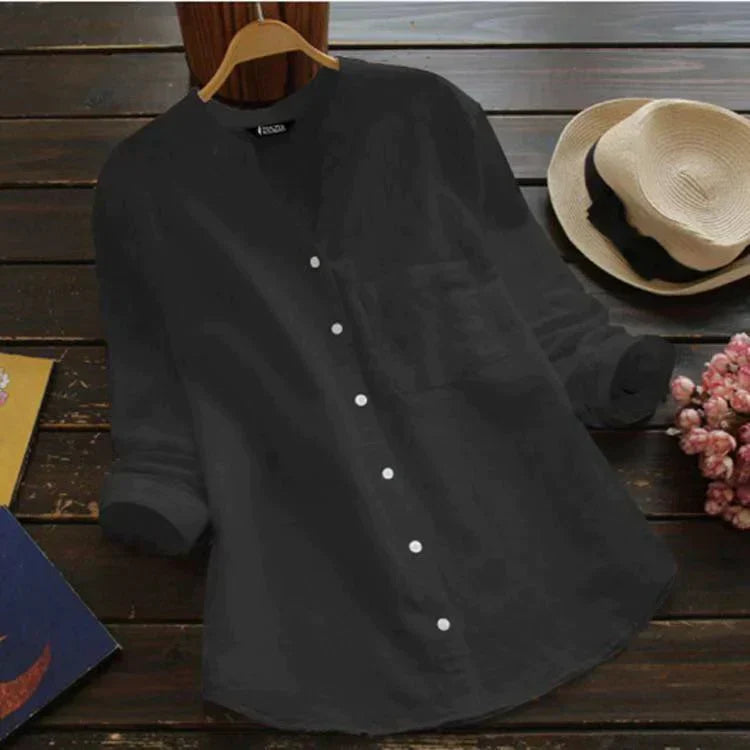 Amy Blusa Mujer Elegante – Blusa Suave Transpirable, Ajuste Cómodo Casual