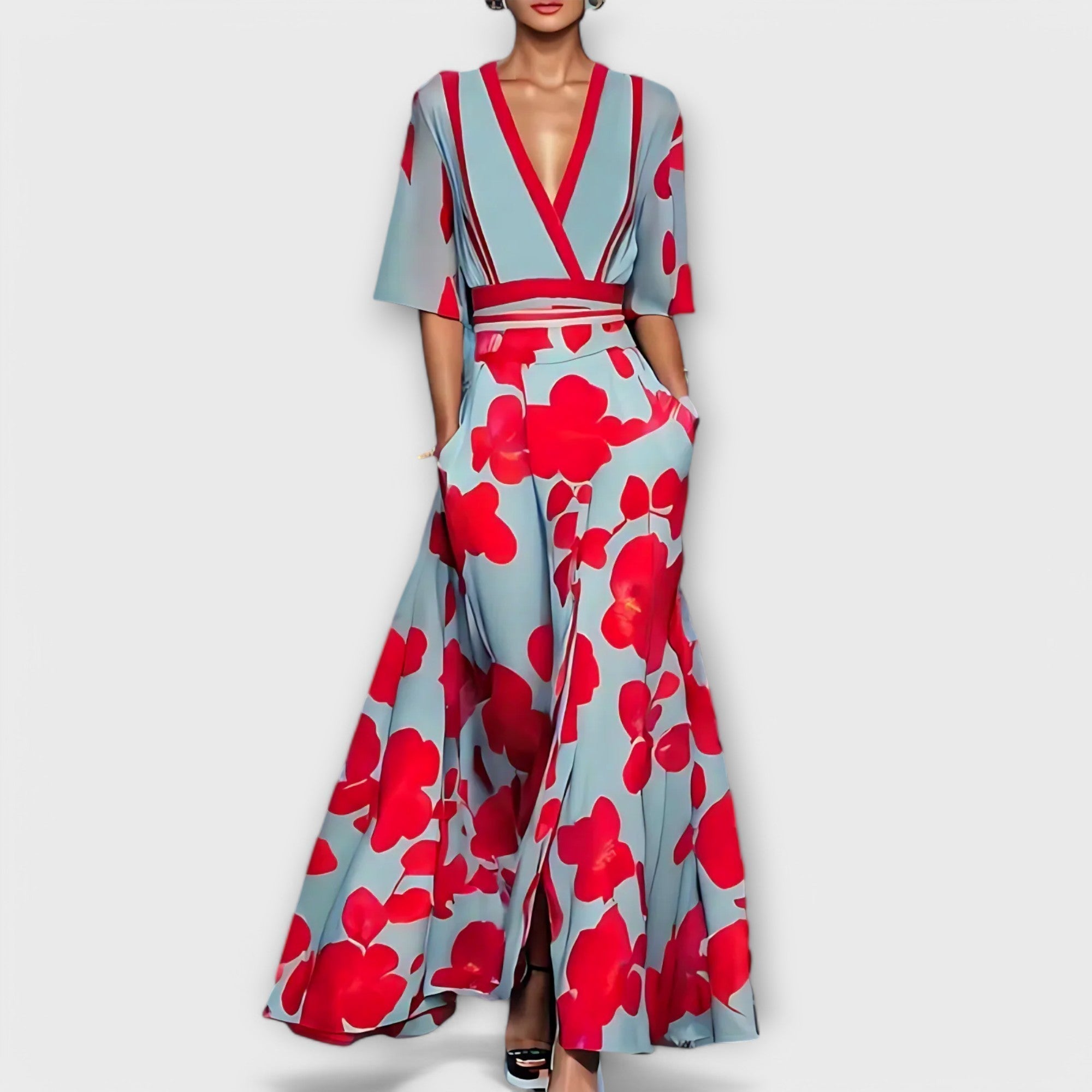 Avanna Vestido para Mujer – Corte Elegante, Mangas Refinadas y Estilo Versátil