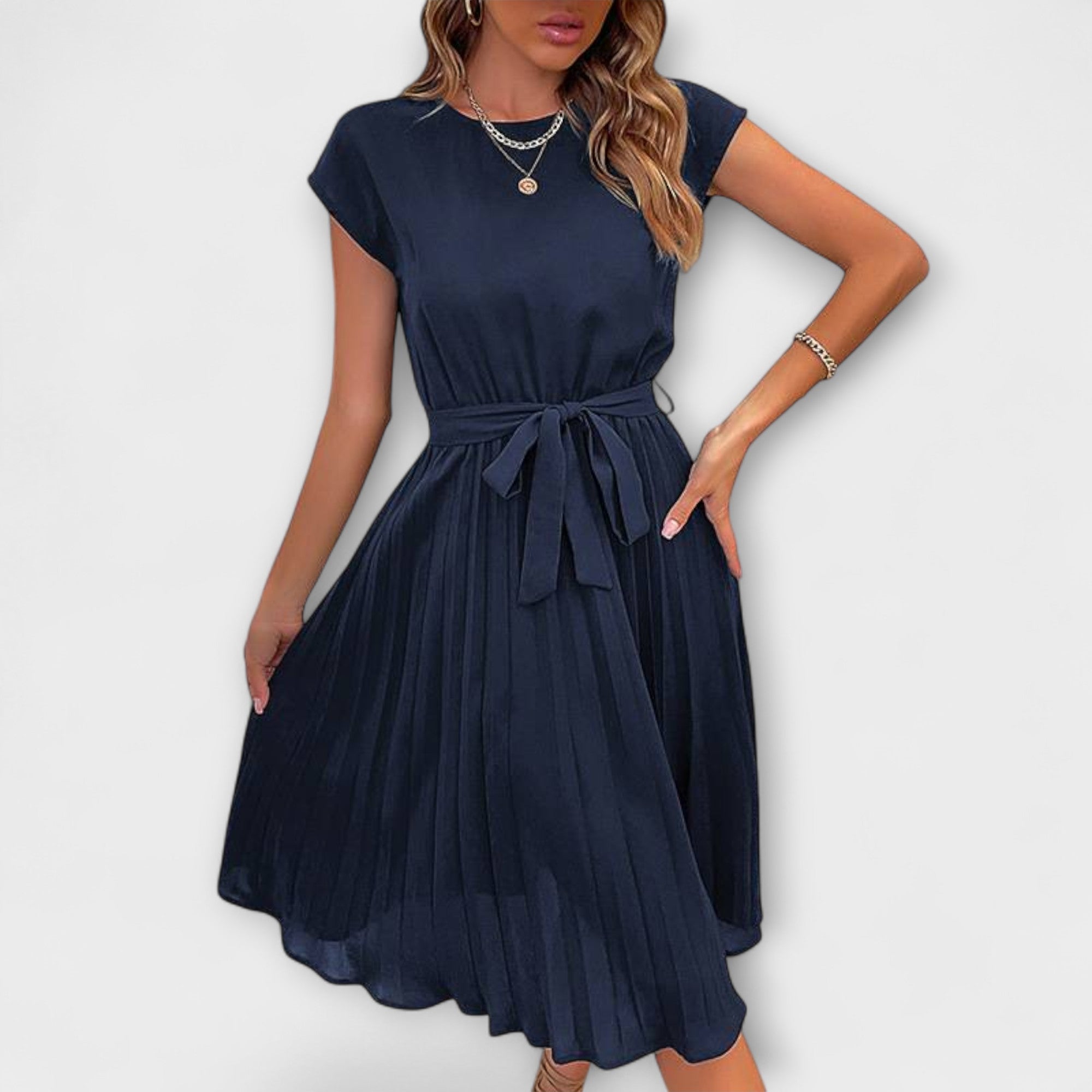 Digna Vestido Maxi de Verano para Mujer – Vestido Fluido Ligero Elegante Casual Chic