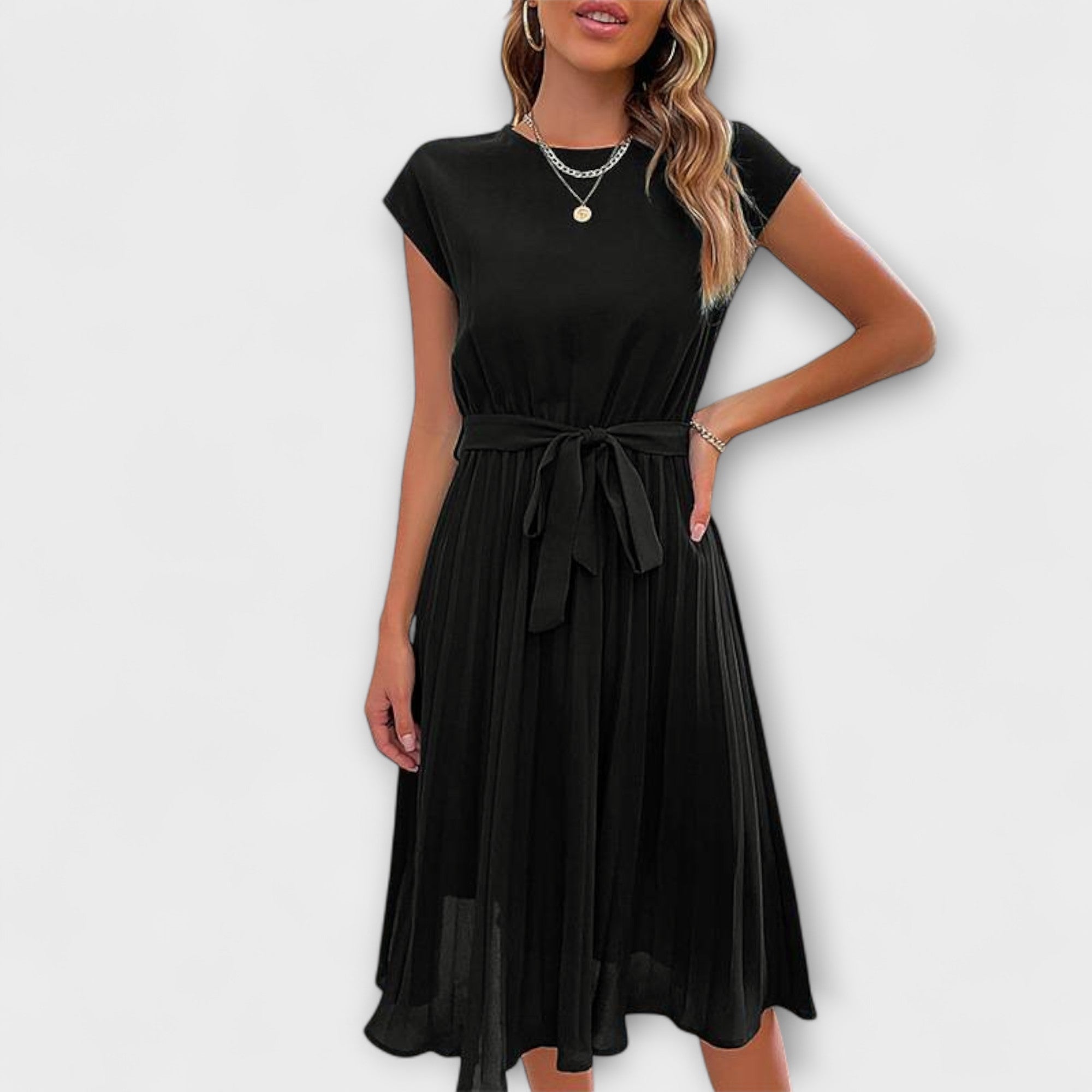 Digna Vestido Maxi de Verano para Mujer – Vestido Fluido Ligero Elegante Casual Chic