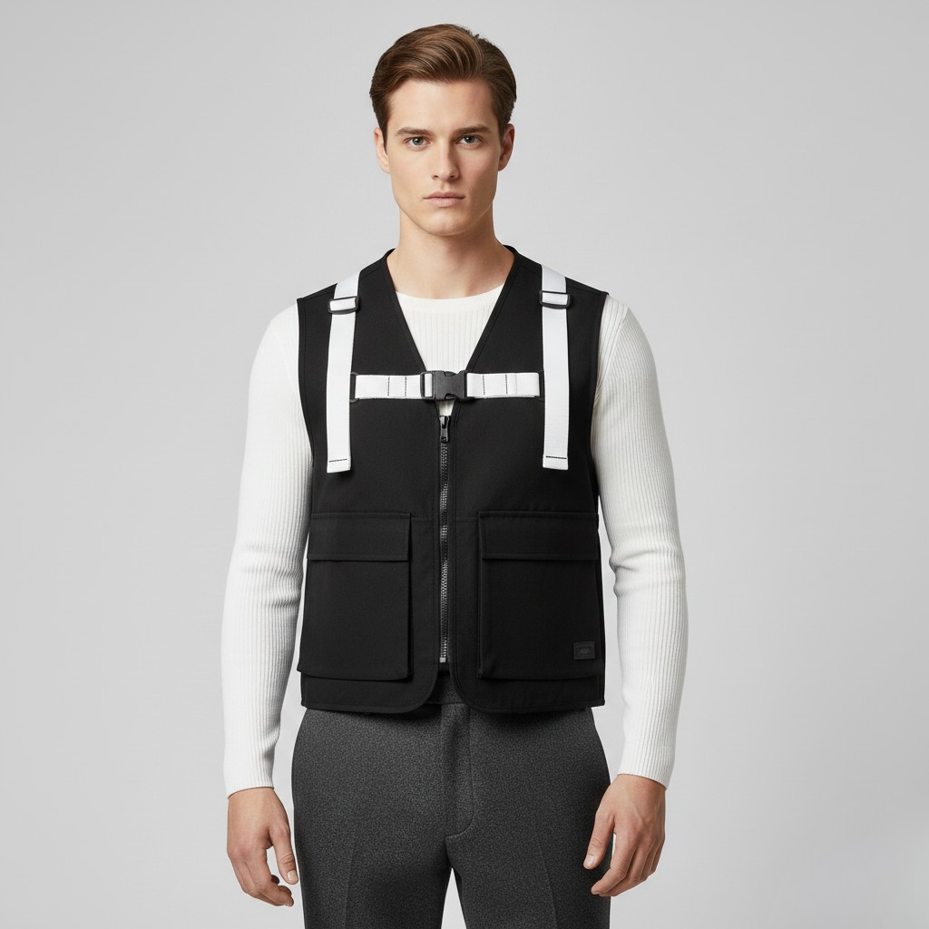Gilet tattico con fibbia multiuso