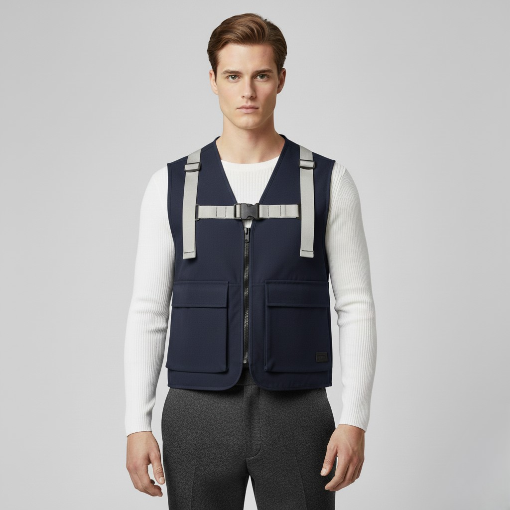 Gilet tattico con fibbia multiuso