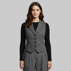 Gilet sur mesure avec boutonnage frontal