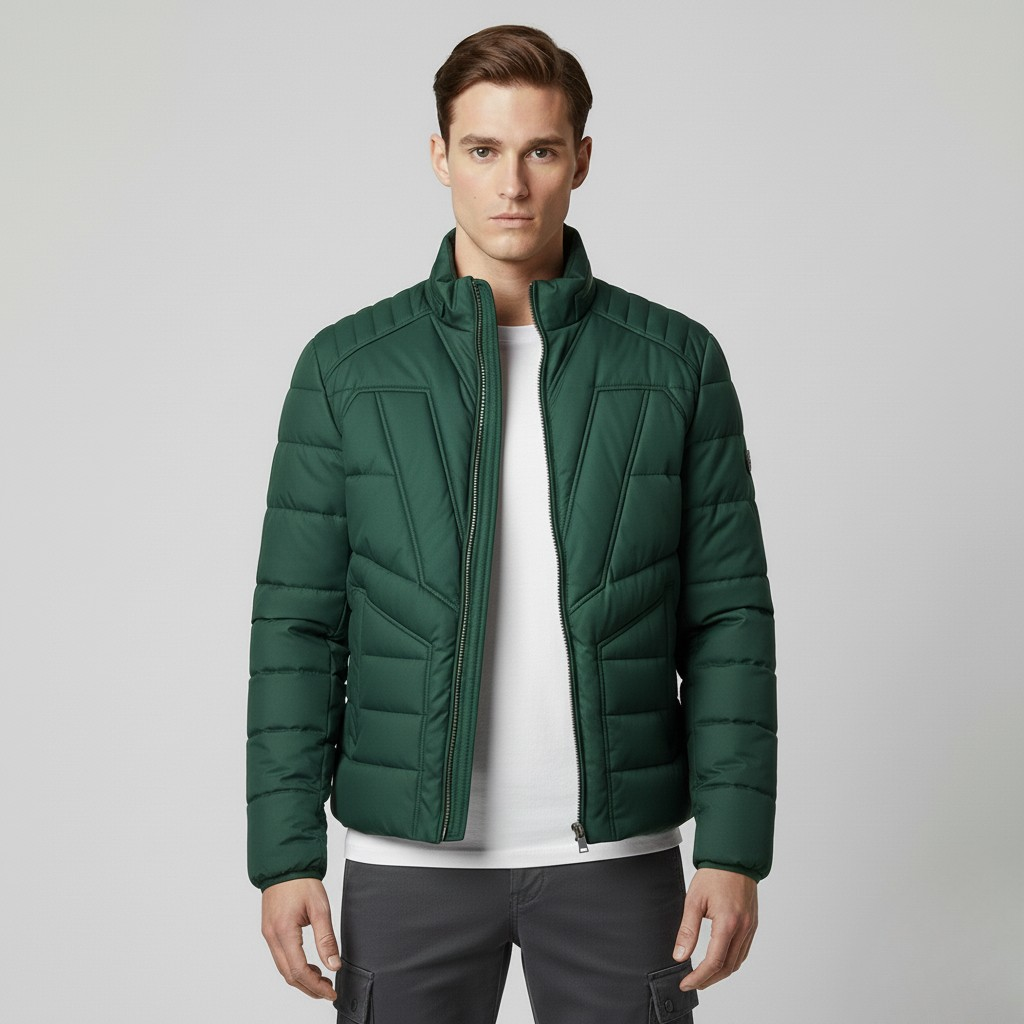 Giacca Moto Puffer