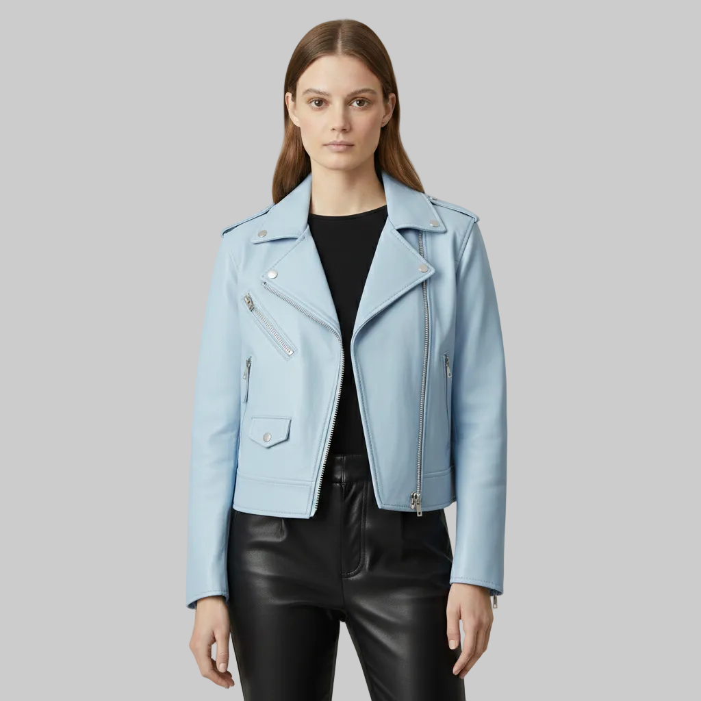 Giacca in pelle da moto