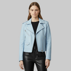 Veste en cuir pour moto