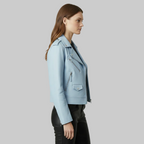 Veste en cuir pour moto