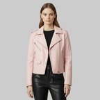 Veste en cuir pour moto