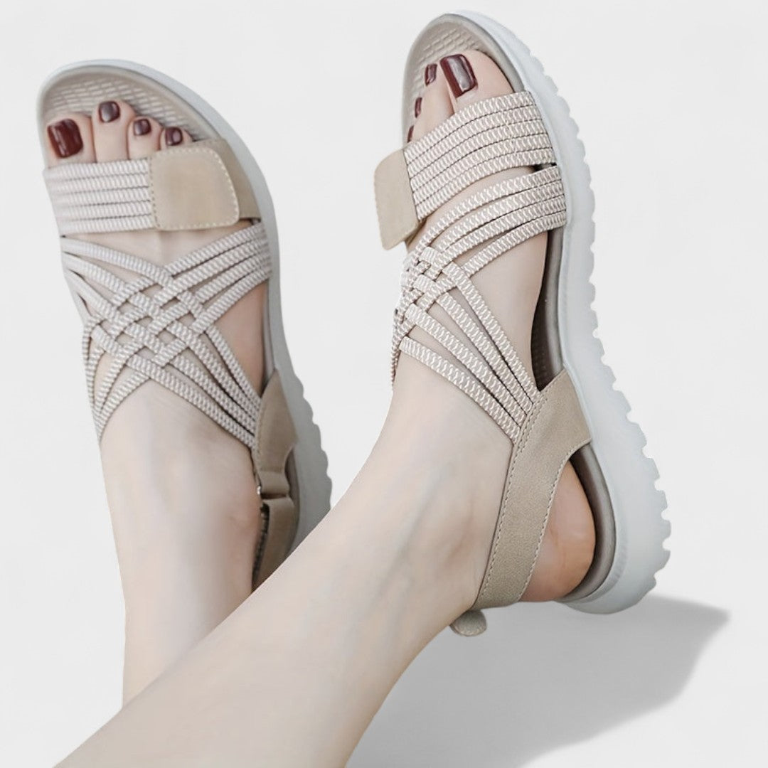 Sandalias Elena para Mujer Comfort – Ligeras y Flexibles, Suela Suave Casual Diario