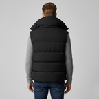 Chaleco acolchado con cuello alto aislante