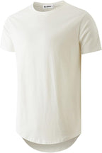 Camiseta Lorenzo Longline para Hombre – Camiseta 100% Algodón Estilo Urbano