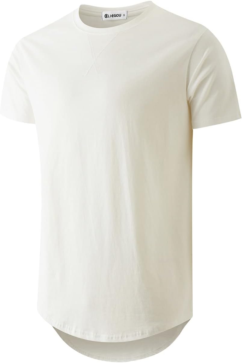 Camiseta Lorenzo Longline para Hombre – Camiseta 100% Algodón Estilo Urbano