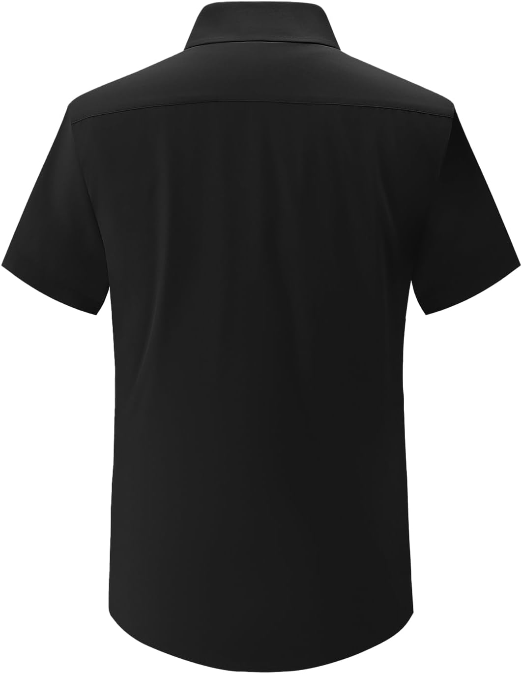 Ramil Camisa Hombre Tallas Grandes – Camisa Business Casual de Manga Corta con Bolsillo