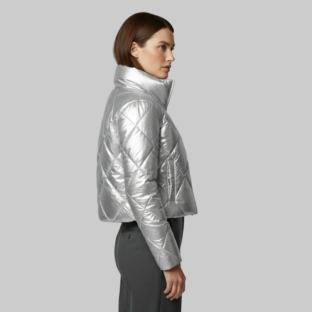 Giacca bomber con blocchi di colore