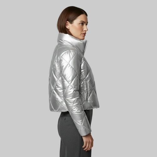 Giacca bomber con blocchi di colore