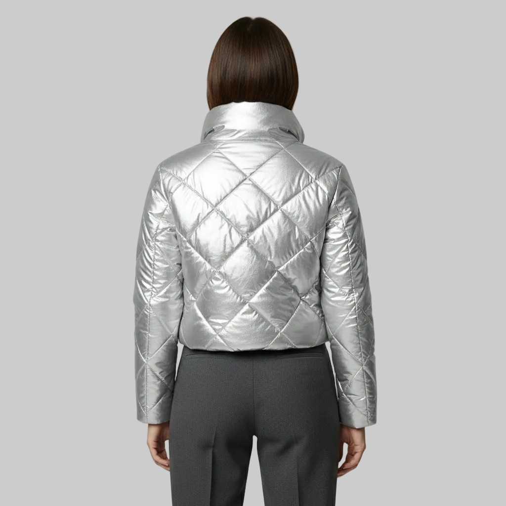 Giacca bomber con blocchi di colore