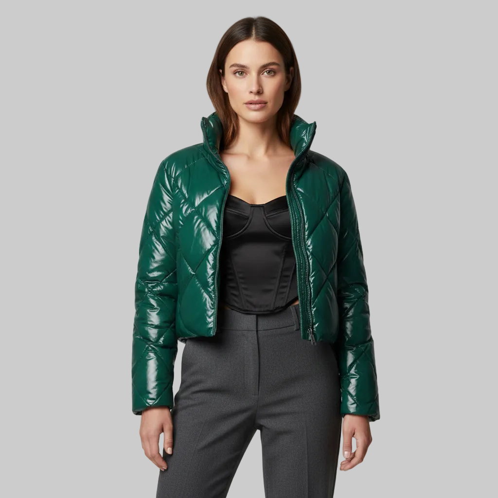 Giacca bomber con blocchi di colore