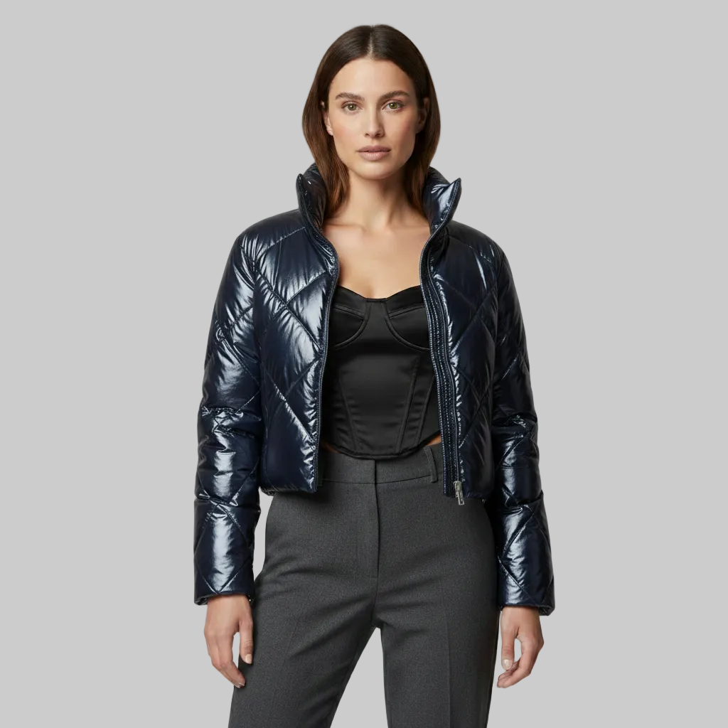 Giacca bomber con blocchi di colore