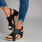 Clarissa Sandales Femme Confort – Semelle Ergonomique Antidérapante, Estivales Élégantes