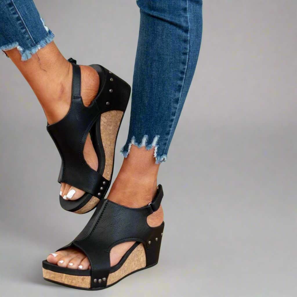 Clarissa Sandales Femme Confort – Semelle Ergonomique Antidérapante, Estivales Élégantes