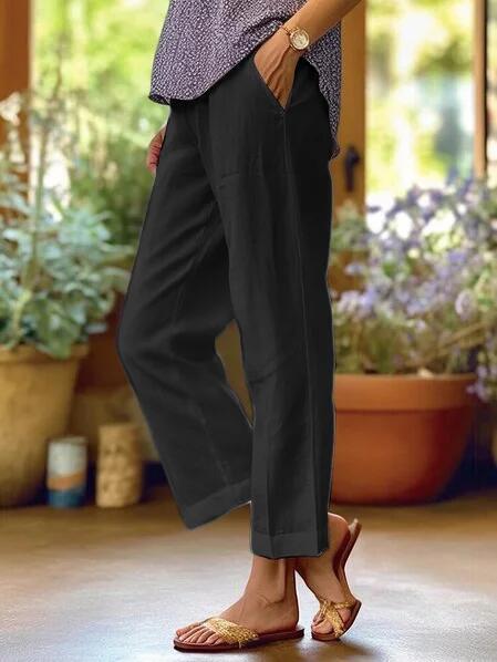Perry Pantalones Mujer Verano – Pantalones Ligeros Transpirables, Ajuste Cómodo Casual