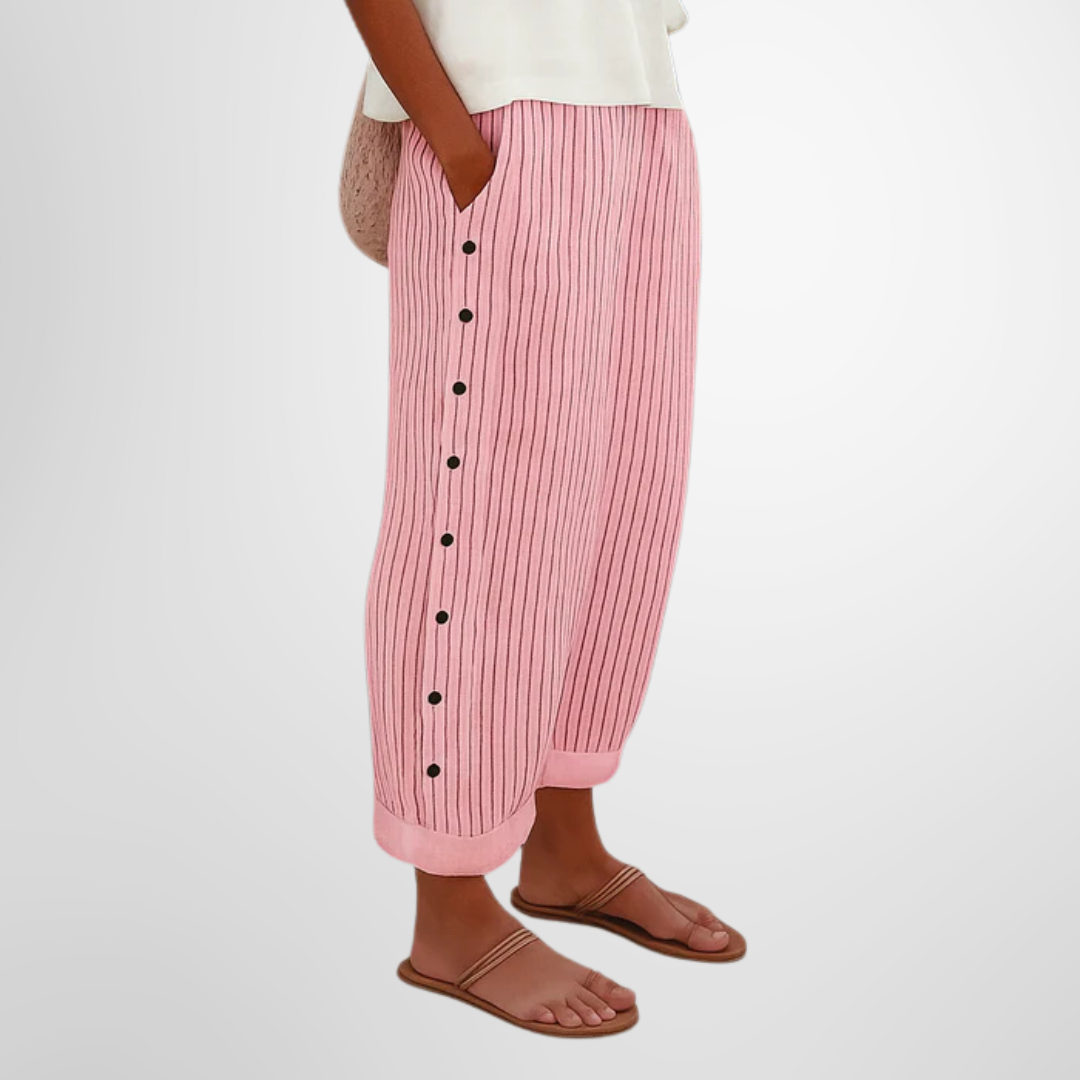 Ferena Pantalones Mujer Elegantes – Pantalones Sastrería Ligeros, Ajuste Cómodo Chic