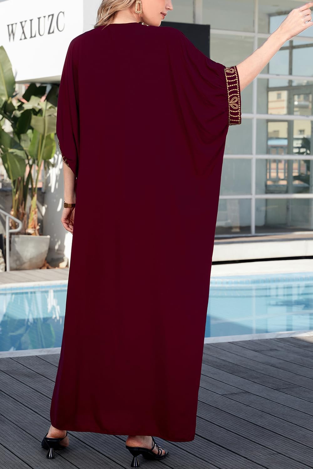 Isabella Caftano de Plage Femme – Kimono Bohème Élégant Paréo d'Été