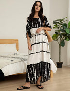 Layla Caftan de Plage Femme – Robe Caftan Longue Bohème Oversize d'Été
