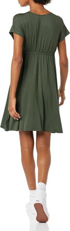 Monna Robe Femme Maxi Grande Taille – Encolure Carrée, Smock, Ligne A Estivale