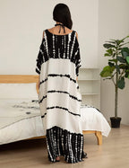 Layla Caftan de Plage Femme – Robe Caftan Longue Bohème Oversize d'Été