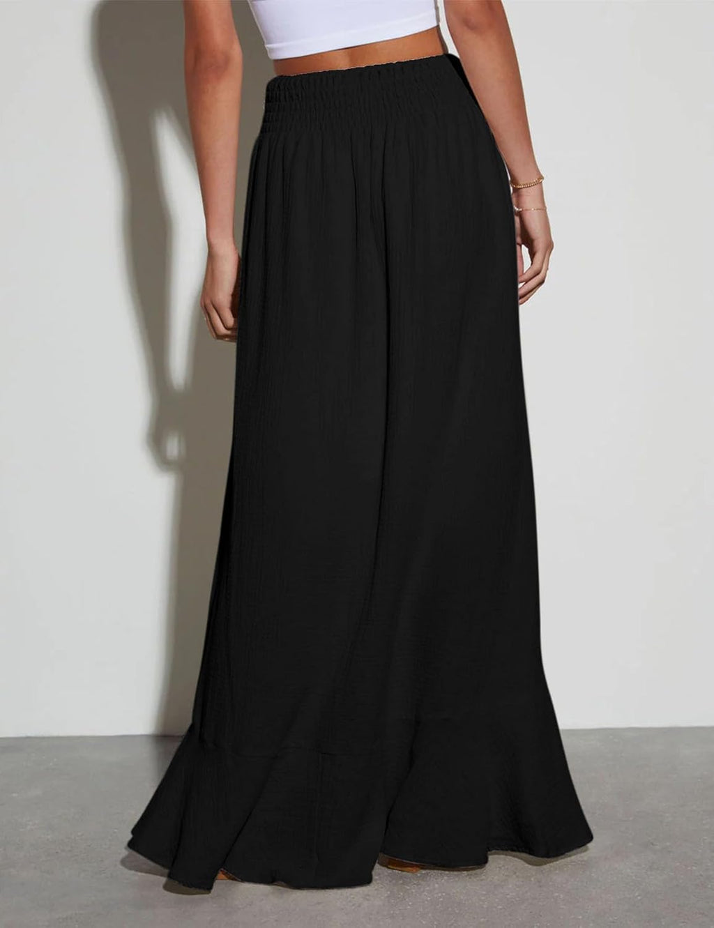 Jupe Mayen Donna – Jupe Maxi d'Été avec Boutons et Fente Frontale