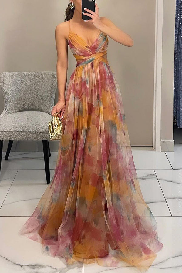 Snow Robe Maxi Femme – Imprimé Floral, Tissu Léger & Style Élégant d'Été