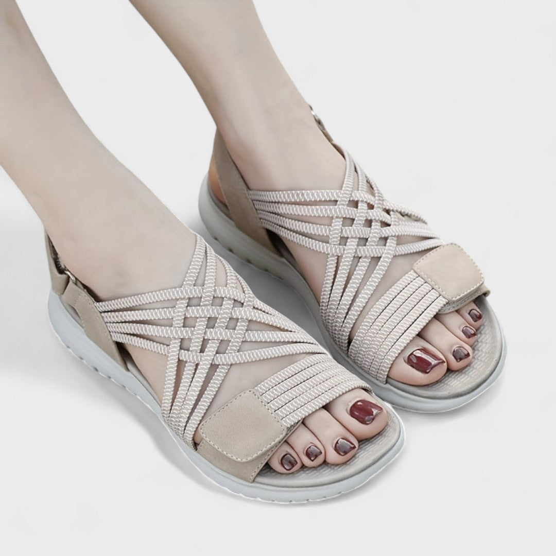 Sandales confort Elena pour femme – Légères et flexibles, semelle souple décontracté quotidien