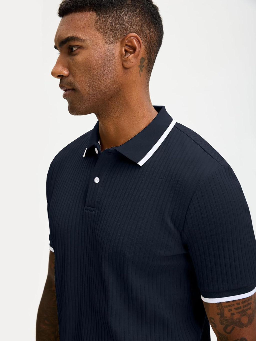 Marco Polo en chemise pour homme – Polo décontracté élégant à manches courtes