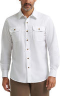 Daniel Chemise Homme à Manches Longues – Chemise Casual Classique en Coton Doux