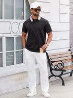 T-shirt vintage pour homme Ben – T-shirt en coton 100 % effet délavé acide