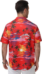 Camisa hawaiana para hombre Marco – Camisa tropical elástica de manga corta