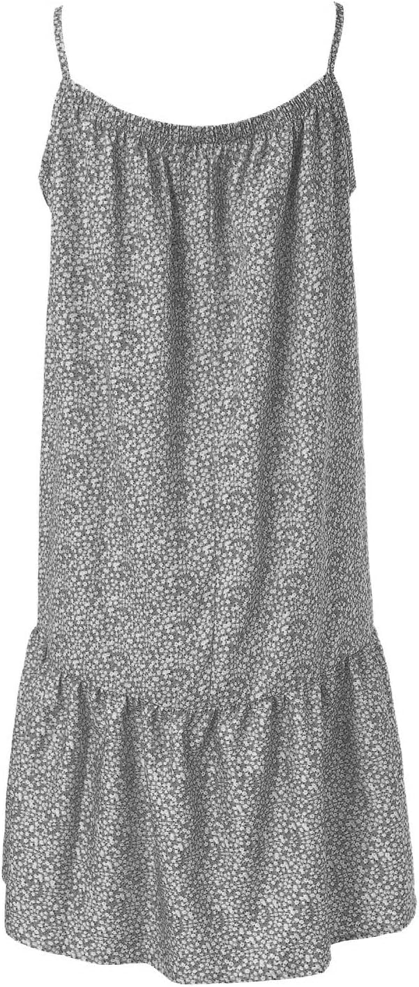 Livia Robe Florale d'Été pour Femme – Robe Bohème avec Bretelles et Volants