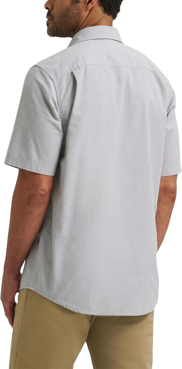 Luca Chemise Classique pour Homme – Chemise Décontractée à Manches Courtes avec Poches