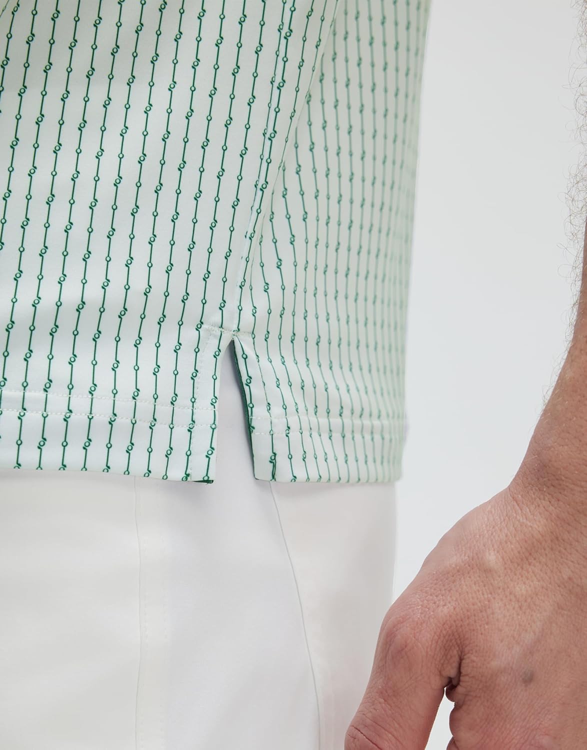 Polo de golf pour homme Marco Polo – Polo technique respirante avec imprimé moderne