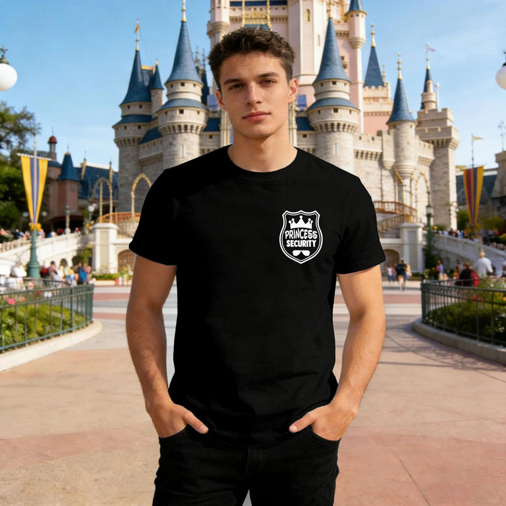 T-shirt Benedict Homme "Équipe de Sécurité Princesse" – T-shirt Graphique Amusant pour Papa et Famille