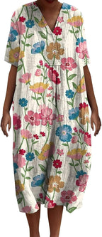 Aurora Robe Maxi Élégante pour Femme – Robe de Cérémonie avec Manches Longues et Poches