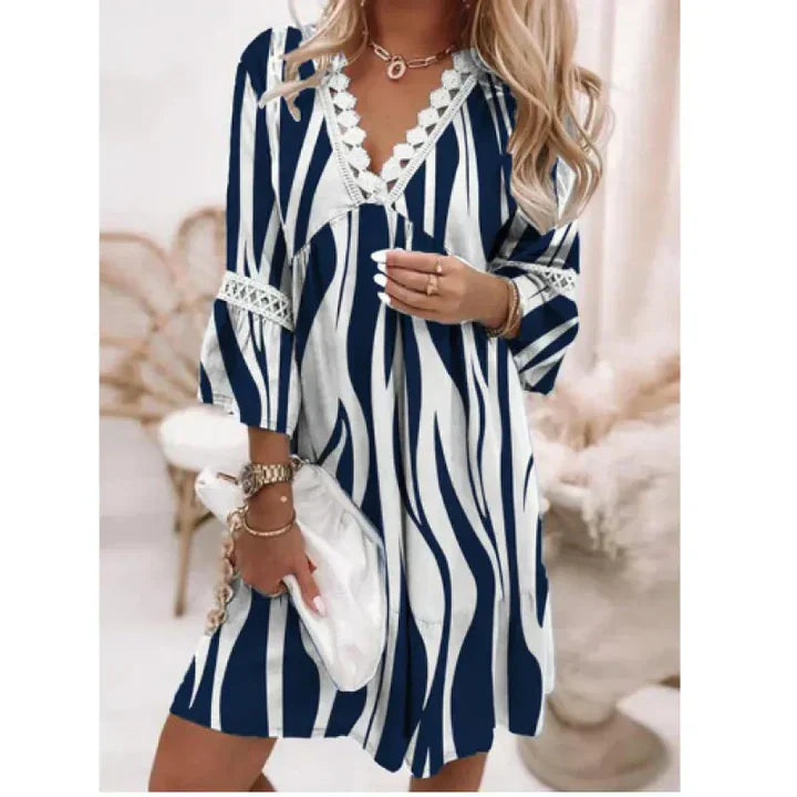 Cassandra Vestido de Verano Mujer – Floral Ligero, Corte Fluido & Estilo Elegante Casual