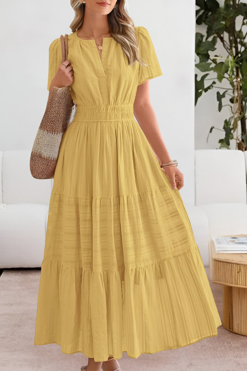Garnet Robe d'Été Femme – Style Bohème, Coupe Fluide & Tissu Léger Respirant