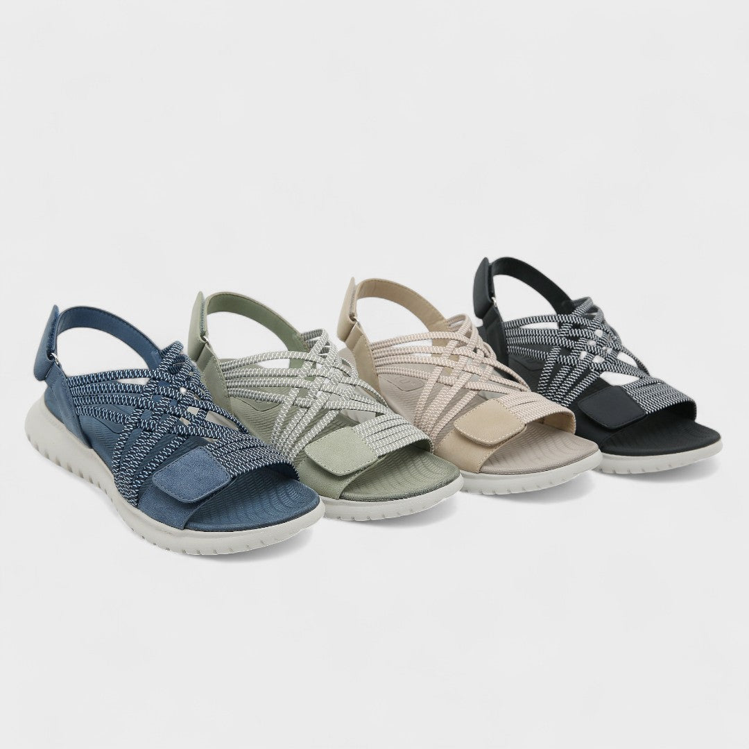 Sandales confort Elena pour femme – Légères et flexibles, semelle souple décontracté quotidien
