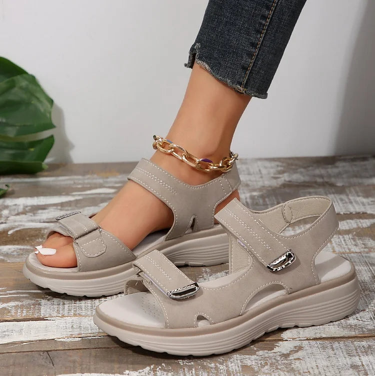 Jolie Sandales Femme – Sandales Sportives Ergonomiques, Soutien de la Voûte Plantaire Confort