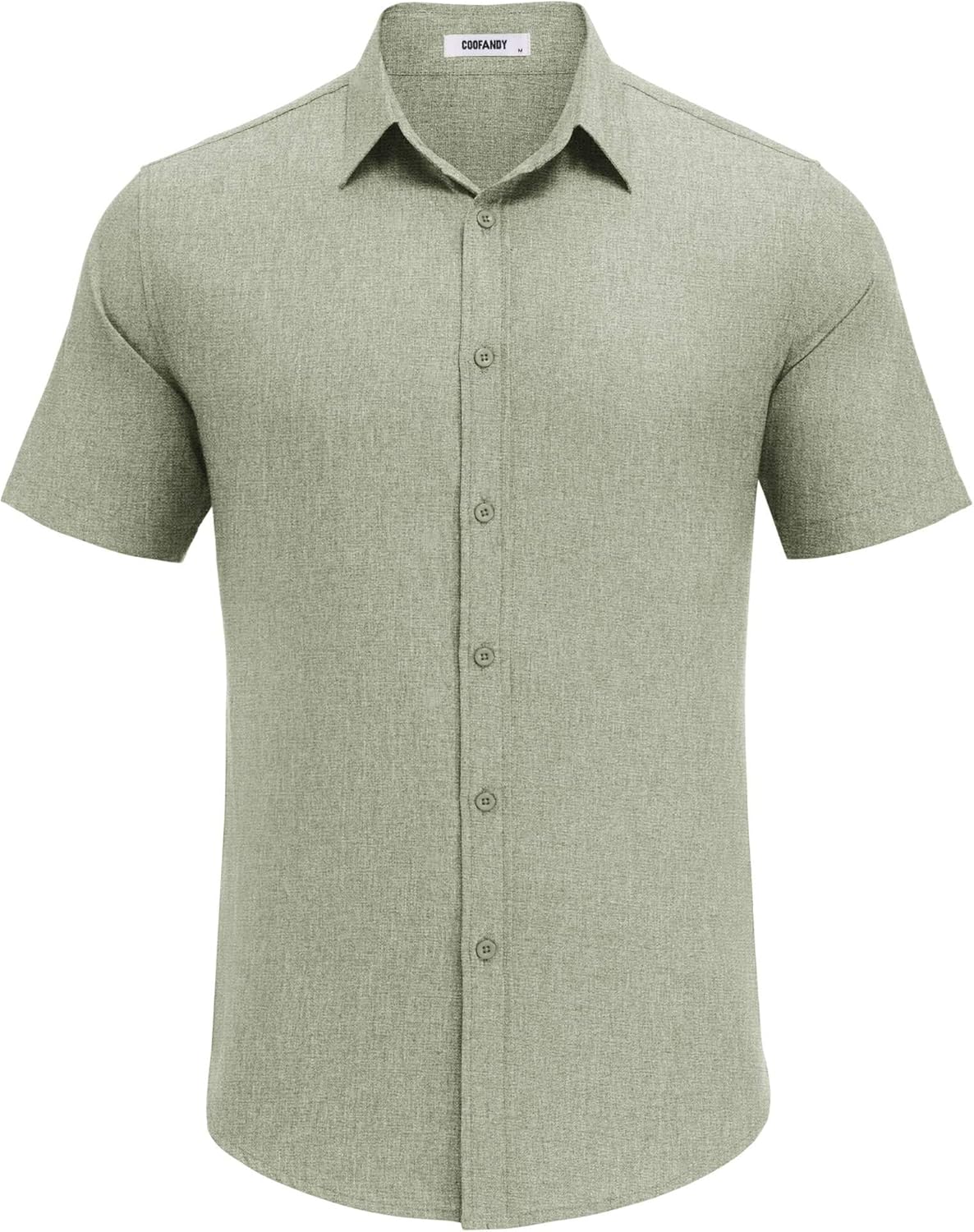 Chemise d'été pour homme Lorenzo – Chemise décontractée à manches courtes effet lin