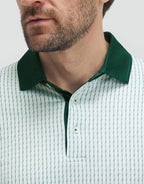 Polo de golf pour homme Marco Polo – Polo technique respirante avec imprimé moderne