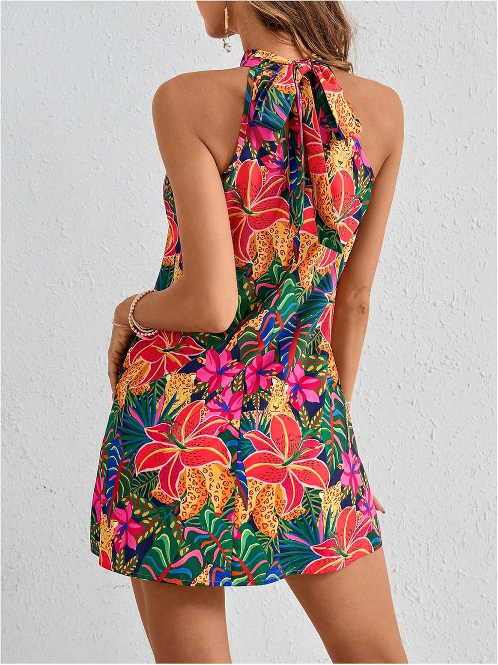 Veronica Robe Femme Florale – Dos Nu, Ligne A, Dos Nu, Estivale